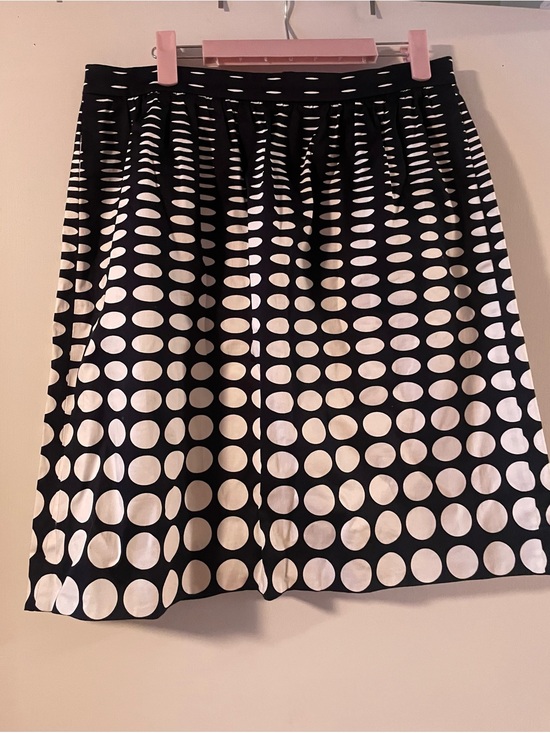 J. Crew Dresses & Skirts - J. Crew Black and White Polka Dot Circle Skirt